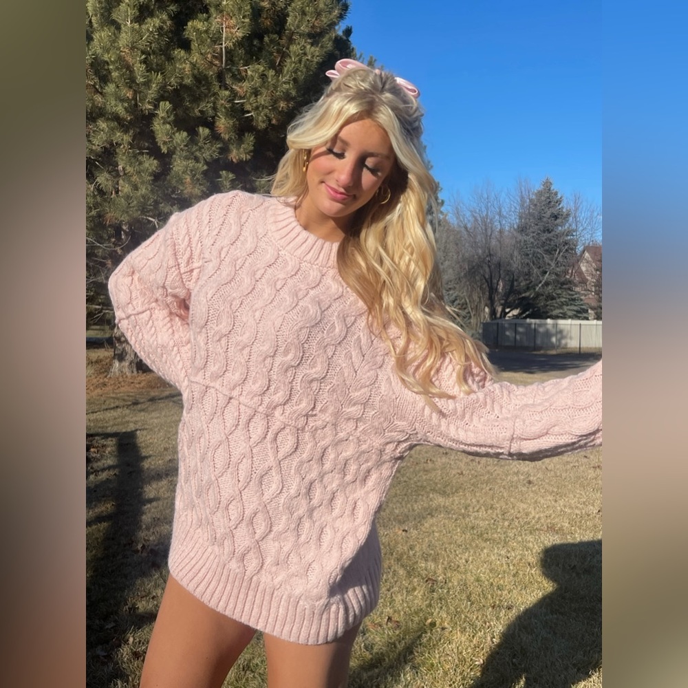 Light pink sweater from Urban Outfitters